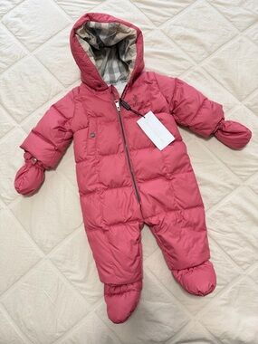 Burberry Baby Skylar Down Puffer Snowsuit